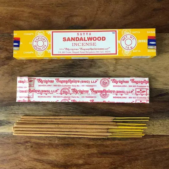 Satya Bețișoare Parfumate cu Aromă Lemn de santal 998 15gr