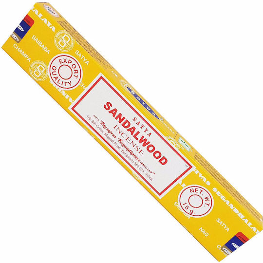 Satya Bețișoare Parfumate cu Aromă Lemn de santal 998 15gr