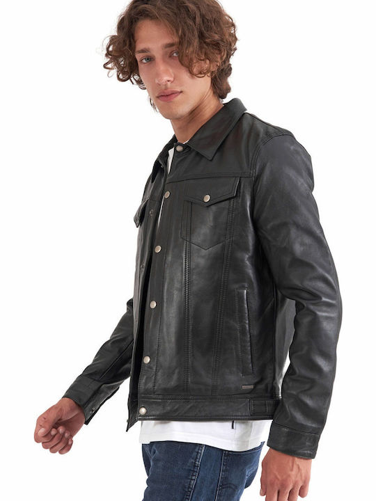 Foxtrot Lederjacke Jacke Schwarz