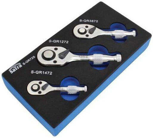 Satra Σετ Καστάνιες με Καρέ 1/2" / 1/4" / 3/8" 3τμχ