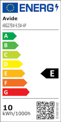 Avide ABG27EW-9.5W-AP LED Bulbs for Socket E27 and Shape A60 Warm White 1055lm 1pcs