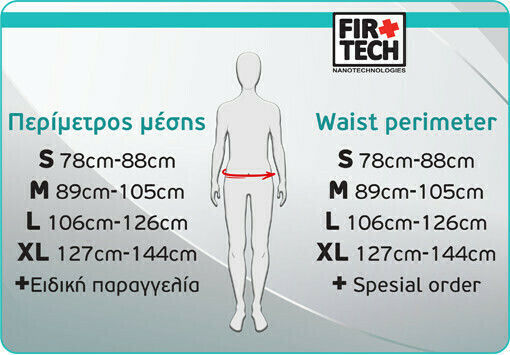 Firtech Work Belt with Stays in Black Color