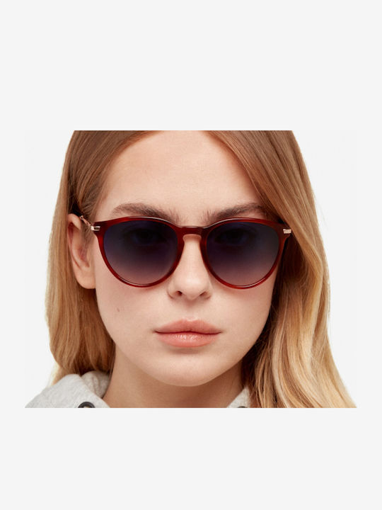 Hawkers Mark Sunglasses Brown with Mixed Frame & Blue Lens Hawkers Mark Sunglasses Brown with Mixed Frame & Blue Lens