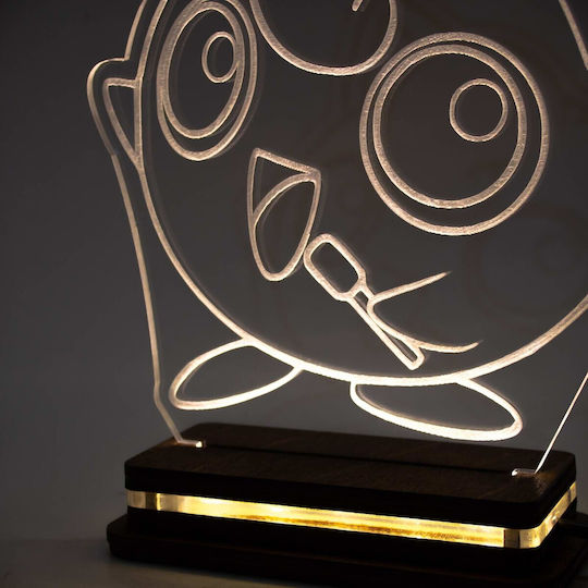 World Of Wood Осветително Тяло Pokemon - Jigglypuff LED World Of Wood Осветително Тяло Pokemon - Jigglypuff LED