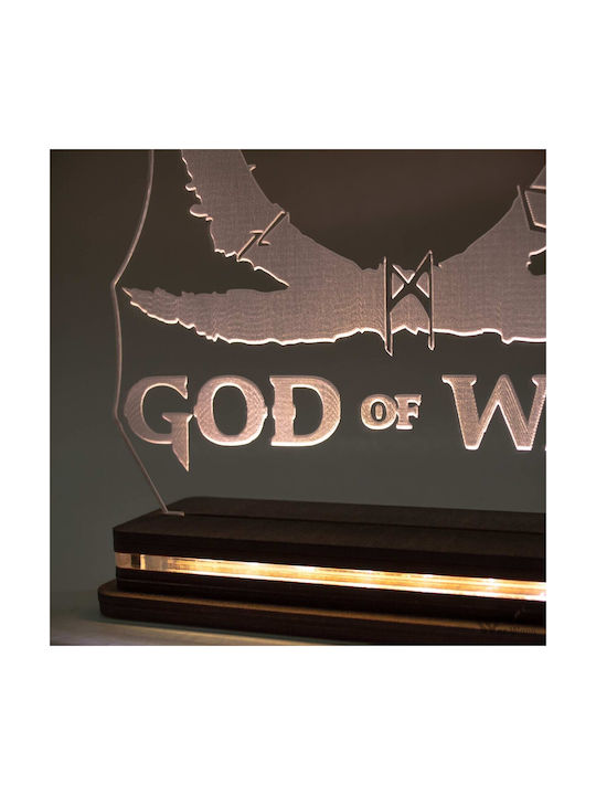 World of Wood God of War Decorative Lamp LED Transparent