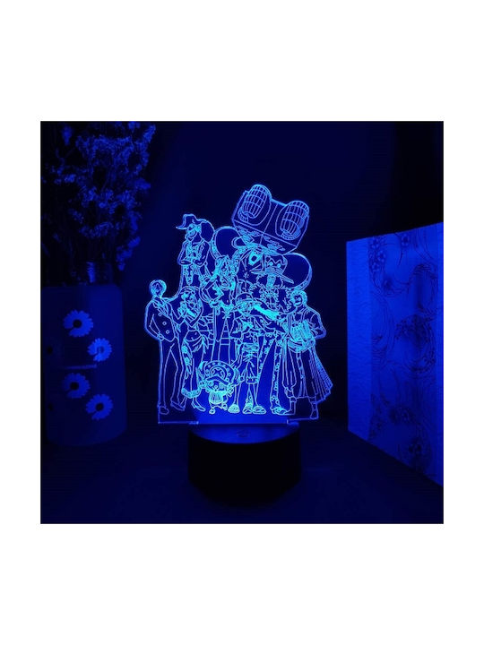 Διακοσμητικό Φωτιστικό One Piece LED 3D Illusion