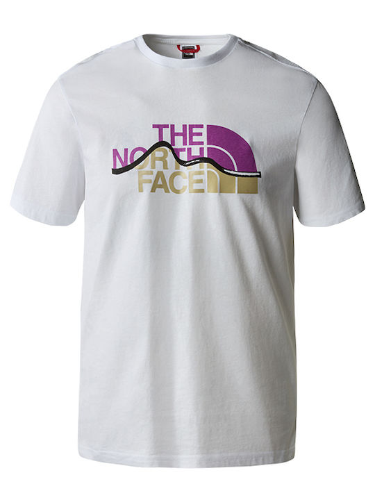 Mountain Line T-shirt Λευκό