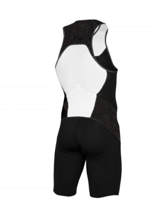 Z3R0D Start Trisuit Man Front Zip Charcoal Black