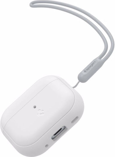 Spigen Fit Hülle Silikon mit Haken White/Grey für Apple AirPods Pro 2