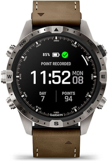 Garmin MARQ Adventurer (Gen 2) Titanium 46mm Αδιάβροχο Smartwatch