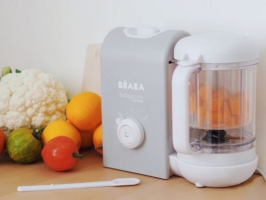 Beaba Babycook Express Baby Food Steamer with Blender 1.25lt Velvet Grey
