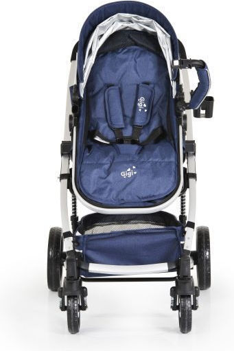 Cangaroo Gigi Καρότσι 2 σε 1 Kατάλληλο για Nεογέννητο Denim 12kg