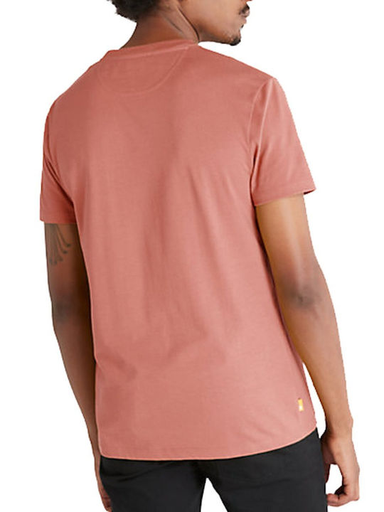 Timberland Men's Short Sleeve T-shirt Pink