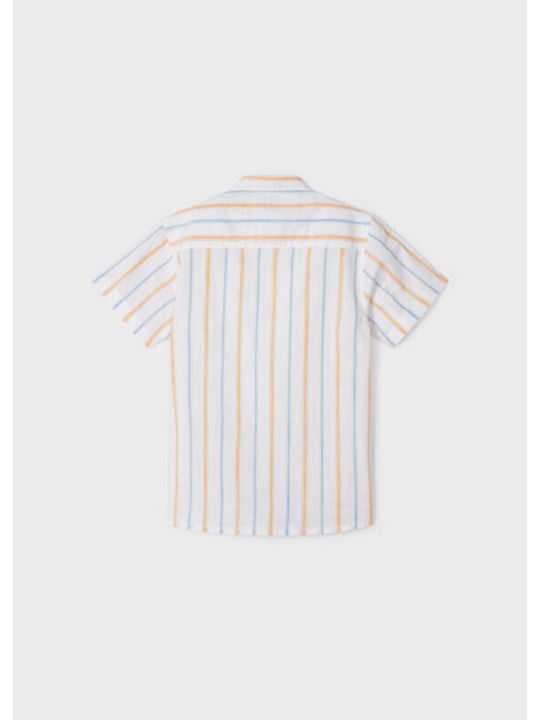 Mayoral Kids Striped Shirt White