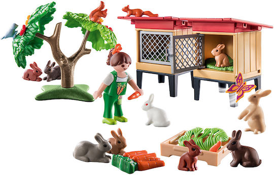 Playmobil Държава Къща за зайчета за 4-10 години