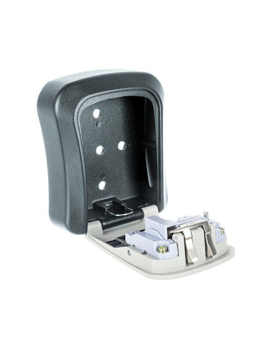 Malatec Wall-mounted Combination Key Holder Metallic with Combination Dial 9x4x12cm