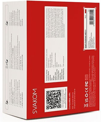Svakom Phoenix Neo 2 Vibrator Bullet with Remote Control Red