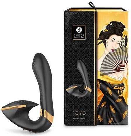 Shunga Soyo Mini Δονητής G-Spot Intimate Massager 17cm Black