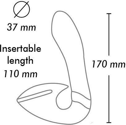 Shunga Soyo Mini Δονητής G-Spot Intimate Massager 17cm Black