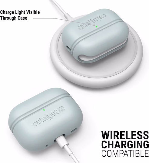 Catalyst Essential Θήκη Σιλικόνης με Γάντζο Glacier Blue για Apple AirPods Pro