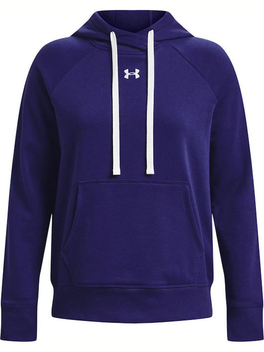 Rival Women's Sweatshirt Hooded Navy Blue
