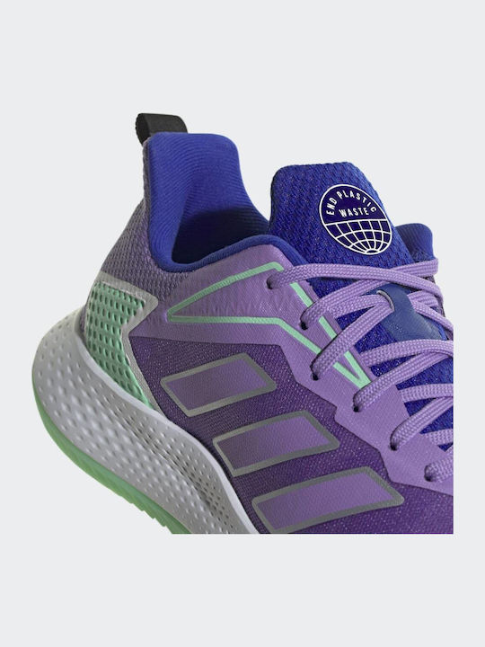 adidas Defiant Speed Ανδρικά Παπούτσια Τένις για Χωμάτινα Γήπεδα Violet Fusion / Silver Metallic / Pulse Mint