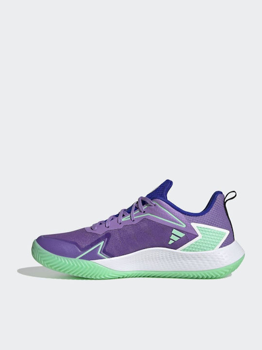 adidas Defiant Speed Ανδρικά Παπούτσια Τένις για Χωμάτινα Γήπεδα Violet Fusion / Silver Metallic / Pulse Mint adidas Defiant Speed Ανδρικά Παπούτσια Τένις για Χωμάτινα Γήπεδα Violet Fusion / Silver Metallic / Pulse Mint