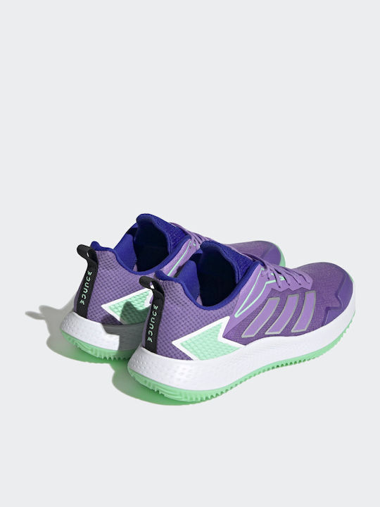 adidas Defiant Speed Ανδρικά Παπούτσια Τένις για Χωμάτινα Γήπεδα Violet Fusion / Silver Metallic / Pulse Mint