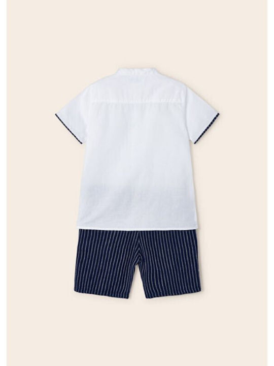 Mayoral Kids Set with Shorts Summer 2pcs White