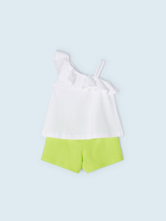 Mayoral Kids Set with Shorts Summer 2pcs White