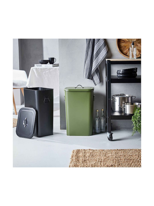Butlers Grove Кошче Binster за Боклук Метален Черен 41л