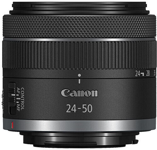 Canon Full Frame Camera Lens 24-50mm F/4.5-6.3 IS STM Tele Zoom for Canon RF Mount Black