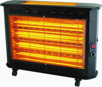 Kumtel KS 2710 Quartz Heater with Thermostat 2800W Black