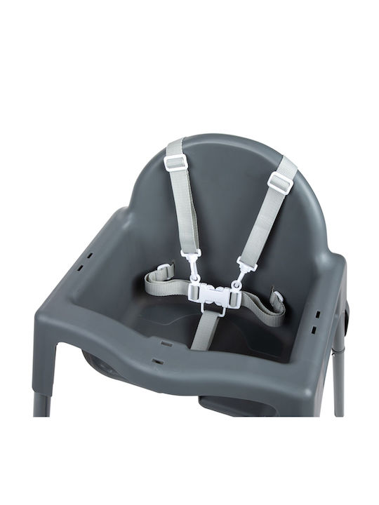 Bebe Confort Meely Столово Столчe 2 в 1 с Регулируема Височина Тъмносив