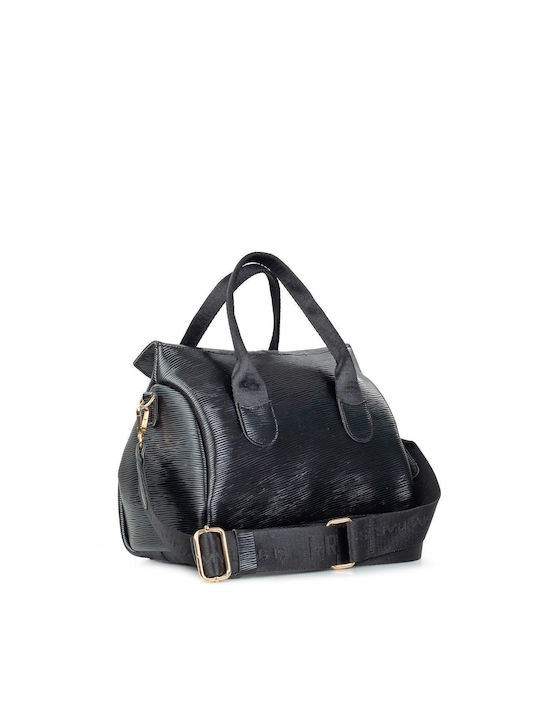 FRNC Damen Tasche Schulter Schwarz