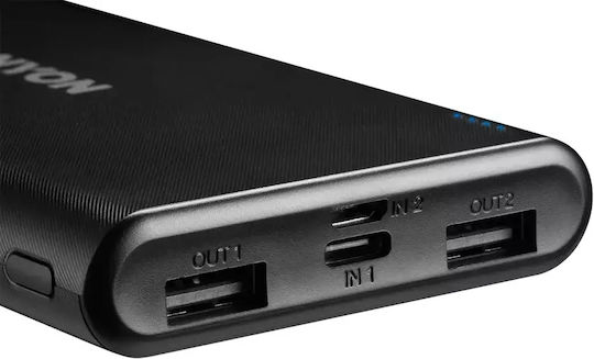 Canyon PB-106 Power Bank 10000mAh με 2 Θύρες USB-A Μαύρο
