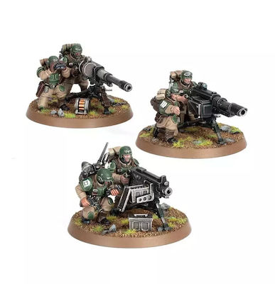 Games Workshop Warhammer Astra Militarum: Cadian Heavy Weapons Squad Unbemalte Figuren 99120105097