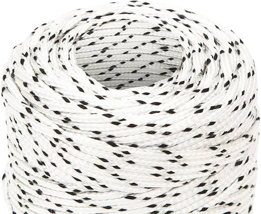 vidaXL Rope Twisted 2mm White