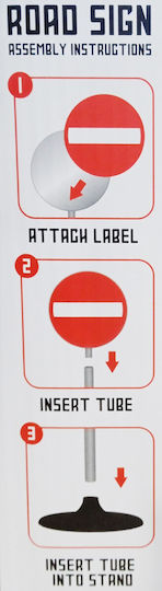 Eddy Toys Traffic Signs For Ages 3+ 5 Pieces