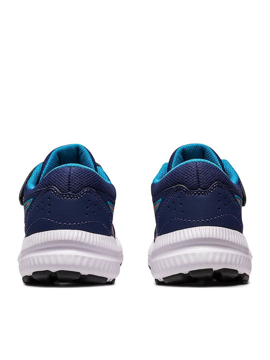 Contend 8 Ps Kids Sports Shoes Running with Hoop & Loop Closure Blue