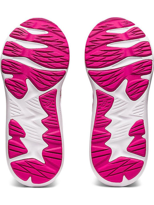 Jolt 4 Ps Kids Sports Shoes Running with Hoop & Loop Closure Pink / White