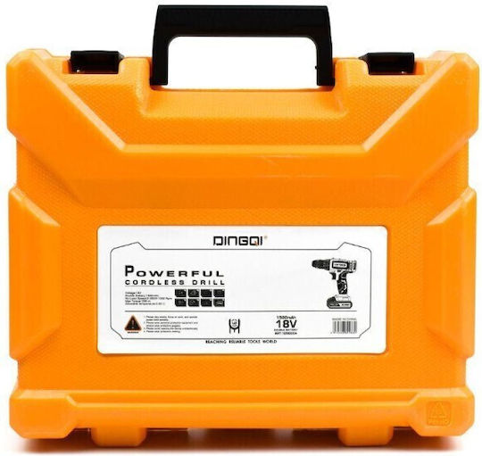 Dingqi Mașină De Găurit Cu Baterie 18V 2x1.5Ah