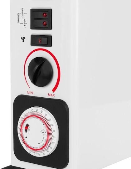 N'Oveen Θερμοπομπός Δαπέδου 2000W 60x20cm Λευκός