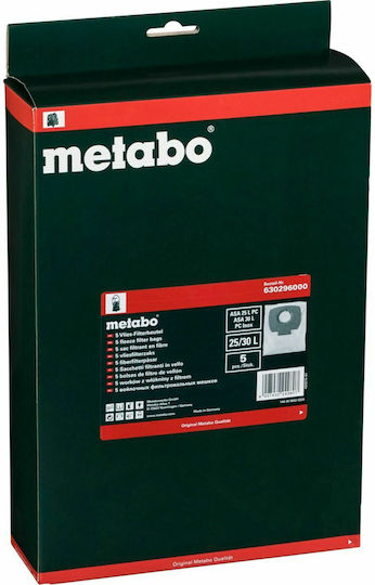 Metabo Σακούλες Σκούπας 5τμχ Συμβατή με Σκούπα Metabo