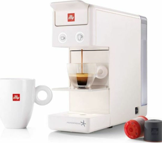 Illy Y3.3 Iperespresso Pod Coffee Machine Iperespresso Pressure 19bar White