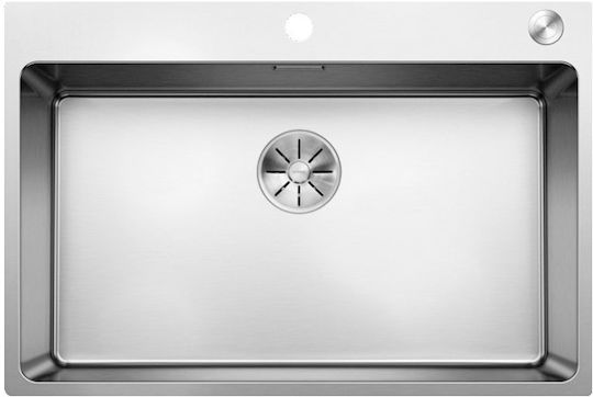 Blanco Andano 700-IF/A Ισόπεδος Νεροχύτης Inox Σατινέ Μ74xΠ50cm Ασημί