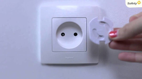 Safety 1st Socket Protective Cover Simple Placement made of Plastic in White Color 8pcs