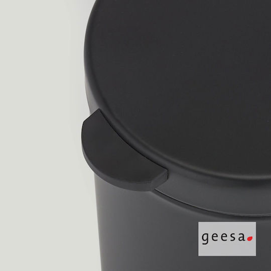 Geesa 644-400 Inox Καλαθάκι Μπάνιου 3lt Μαύρο