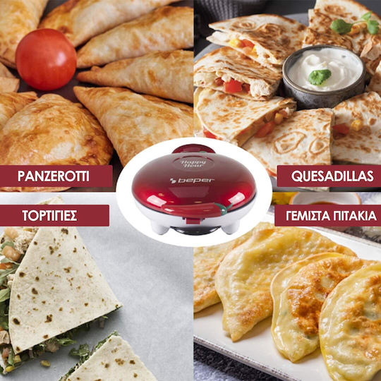 Beper Pizza Maker 900W Red