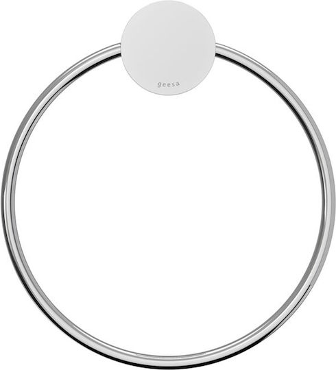 Geesa Opal Κρίκος Μπάνιου Μονός με Βίδες Ασημί Geesa Opal Κρίκος Μπάνιου Μονός με Βίδες Ασημί